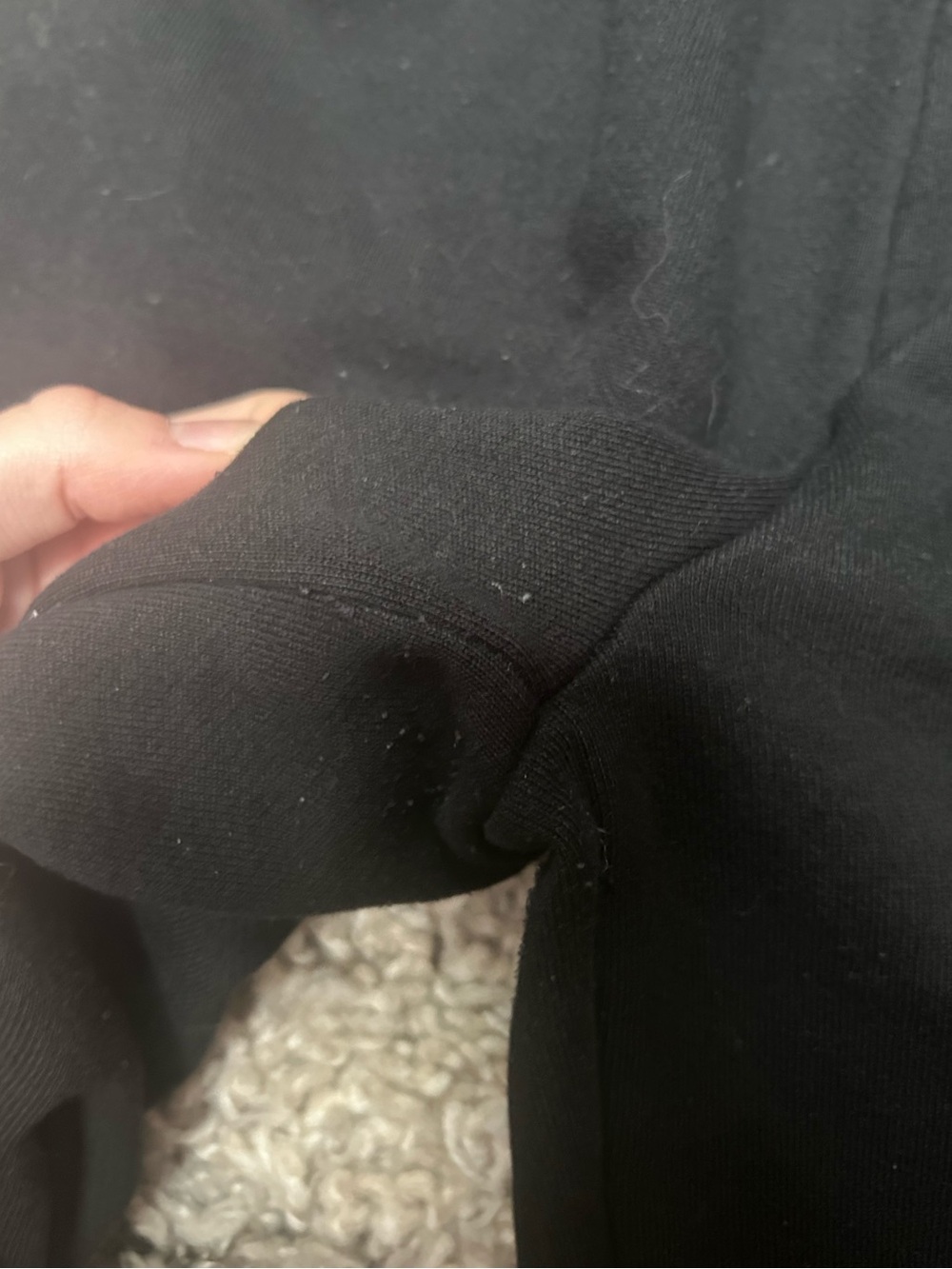Alo Accolade Black Straight Leg Sweatpants - Picture 4 of 7